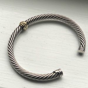 Authentic David Yurman Gold/Silver Cable bracelet